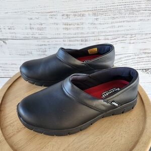 Skechers slip resistant women's black work clogs shoes size 9.5